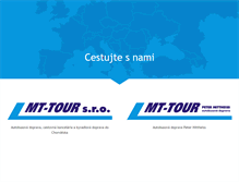 Tablet Screenshot of mt-tour.sk